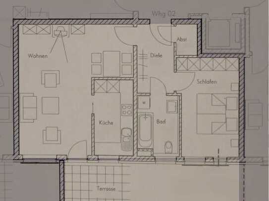 2-Zimmer-Wohnung mit Garten - provisionsfrei