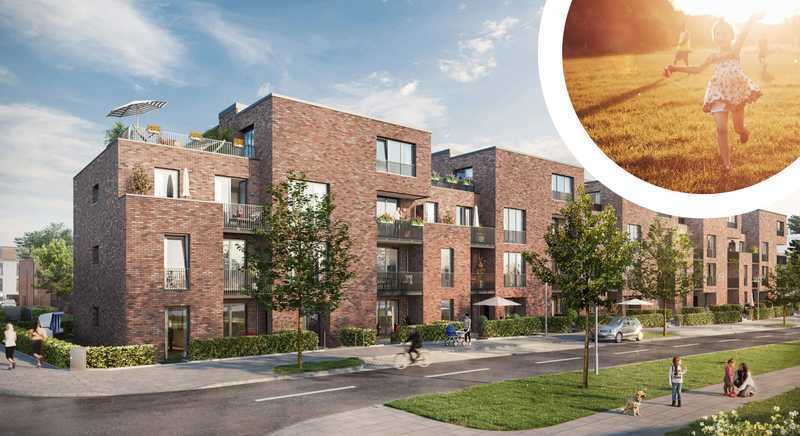 Gehobene 3‑Zimmer Wohnung im 2. OG mit Balkon in Hamburg-Neugraben