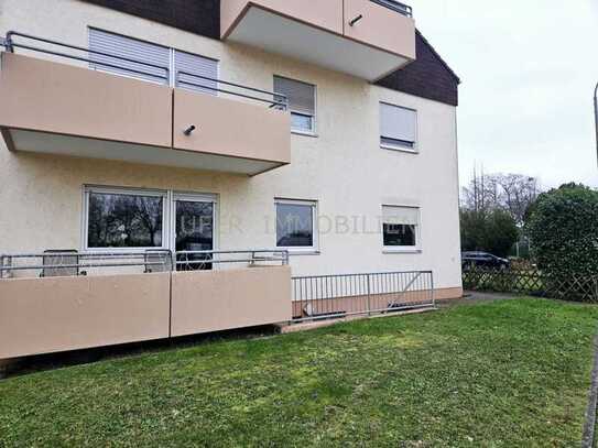 Solide vermietete Erdgeschosswohnung mit Terrasse und Balkon