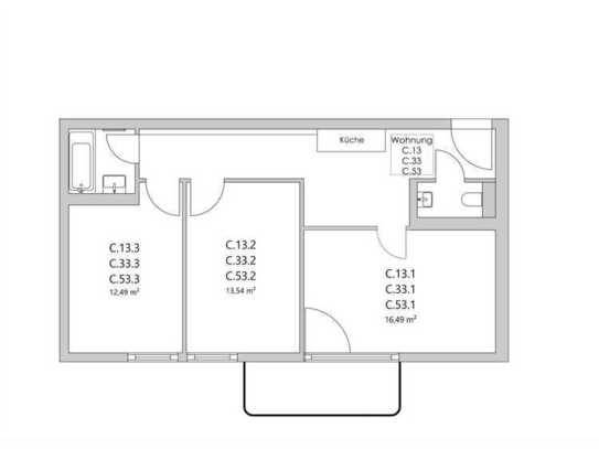 Zimmer Zimmer in der Nazarethkirchstraße 51 (Aufgang C)