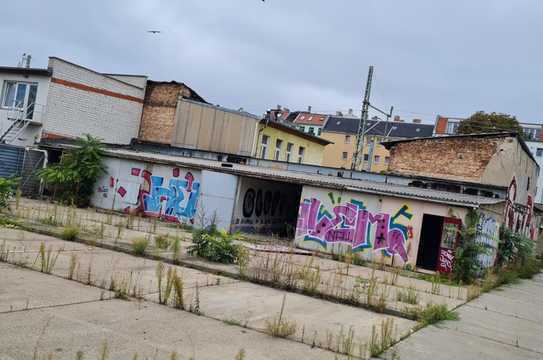 Lichtenberg: GEWERBEGRUNDSTÜCK nahe Ostkreuz, ca. 600 m² per SOFORT zu VERMIETEN