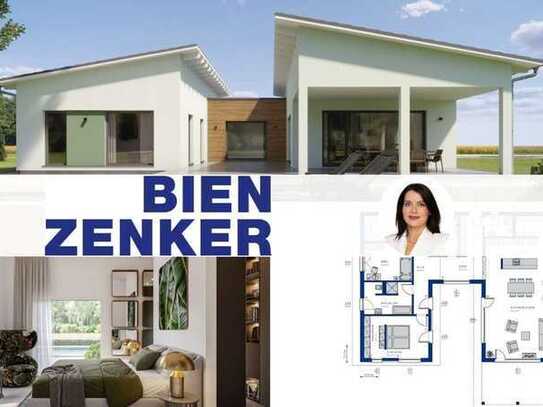 NEUBAU mit BIEN-Zenker -MODERNER BUNGALOW MIT PULTDACH