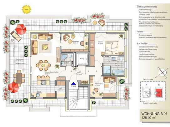 EXKLUSIVE PENTHOUSEWOHNUNG MIT GROSSER DACHTERRASSE