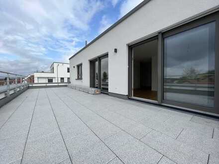 Penthouse- Erstbezug Zeppelin Quartier, 3 Zi-Whg mit EBK, Aufzug, HMS, TG, 38 qm Dachterrasse