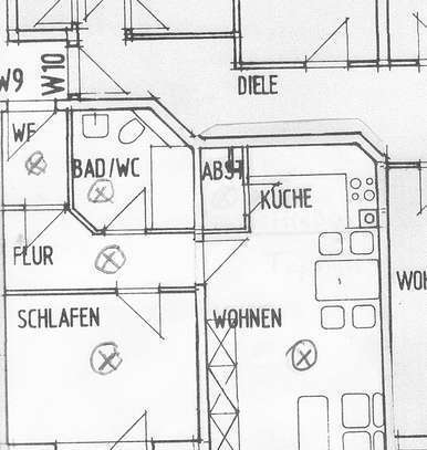 2-Zimmer-Wohnung mit Balkon und Einbauküche in Erdweg