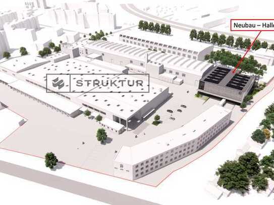 Logistik-, Produktions- und Büroflächen im Norden Berlins | Neubau Halle 01 - Büro + Logistik