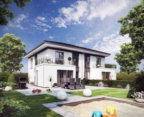 Zweifamilienhaus mit geteilter PV-Anlage, Speicher und teilbarem Grundstück