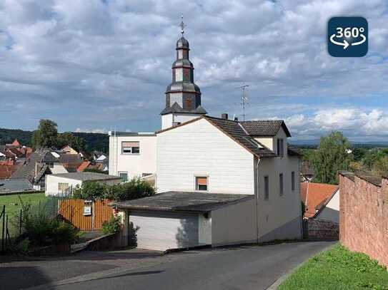 Ein- bis Zweifamilienhaus in historischer Umgebung von Windecken