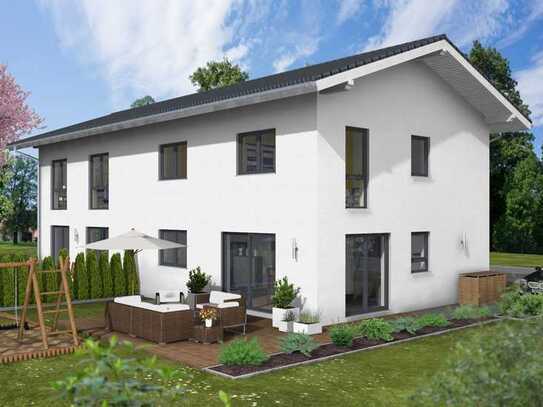 Moderne Neubau Doppelhaushälfte in Fahrenzhausen, inkl. 372 qm Grundstück