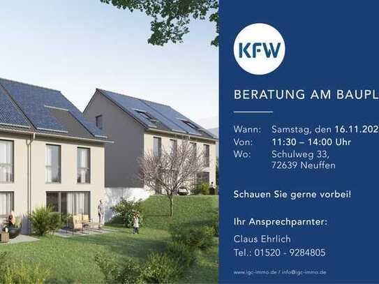 Am 16. Nov ab 11.30 Uhr beraten wir Sie vor Ort ! Ihr neues Familiendomizil als KFW 40 Haus