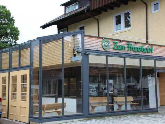 Interessante Gastronomie mit Wintergarten in Oberstdorf