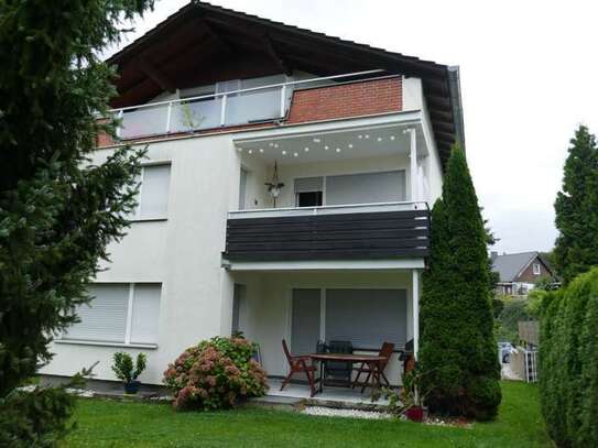 2-Zimmer-Wohnung im 1. Obergeschoss mit Balkon und Blick zum Garten in Wachtberg-Berkum