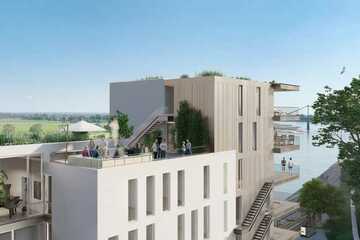 WE A2.11 -Penthouse-Maisonette-Wohnung im Rheinblick Krefeld mit 191m²