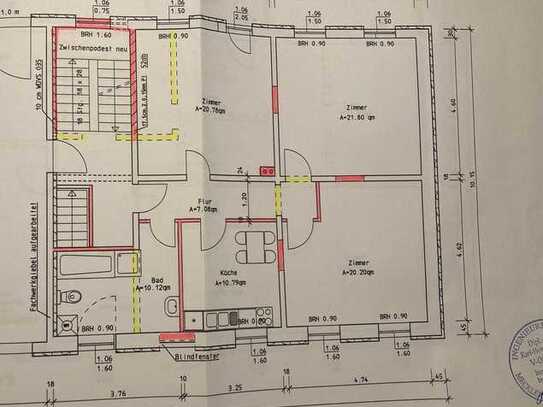 Freundliche 3-Zimmer-EG-Wohnung mit gehobener Innenausstattung mit Balkon in Waren (Müritz)