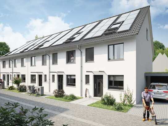 KFW-förderfähiges, energieeffizientes Reihenendhaus mit Photovoltaikanlage