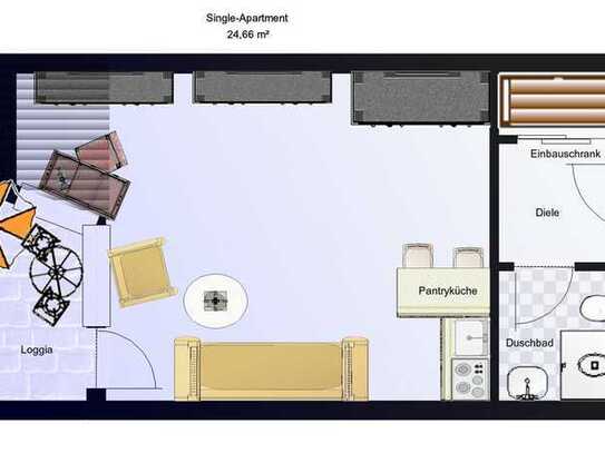 Studentenapartments - fußläufig zur Uni