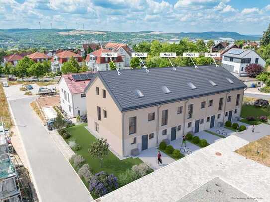 2 Reihenendhäuser: QNG PLUS Neubau-Effizienzhaus 40 in Veitshöchheim