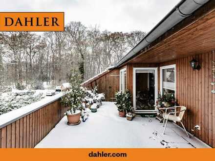 Vermietete Dachgeschosswohnung mit großer Dachterrasse in der Nähe eines kleinen Waldes (Wohnung 5)