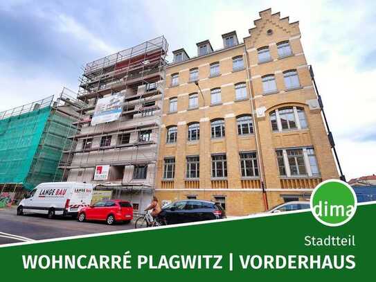 ROHBAU | Hochparterre-Wohnung mit großer Terrasse + Gartenanteil, 2 Bäder, Abstellraum u.v.m.