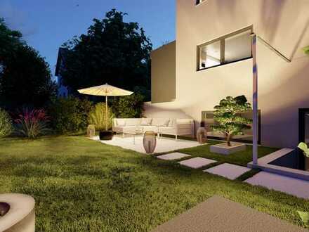 KfW40+ Außergewöhnlich helle 3-Zi-Souterrain Wohnung mit tollem privaten Gartenanteil