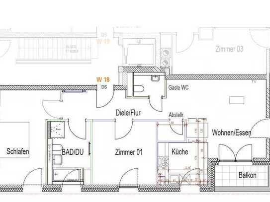 Stilvolle 3-Zimmer-Wohnung mit gehobener Innenausstattung mit Balkon und Einbauküche in Herrenberg