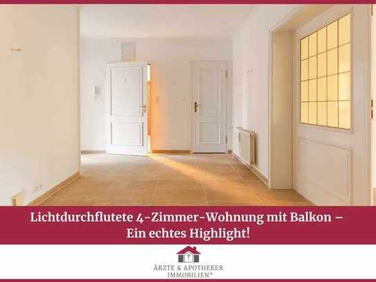 Lichtdurchflutete 4-Zimmer-Wohnung mit Balkon – Ein echtes Highlight!