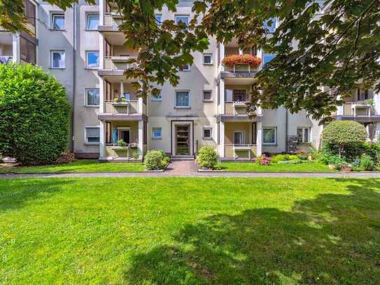 Attraktive 2-Zimmer-Erdgeschoss-Wohnung mit Balkon in Düsseldorf-Bilk