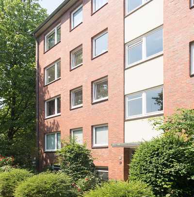 Frisch modernisierte 3-Zimmer Wohnung mit Balkon in guter Lage von Wandsbek!