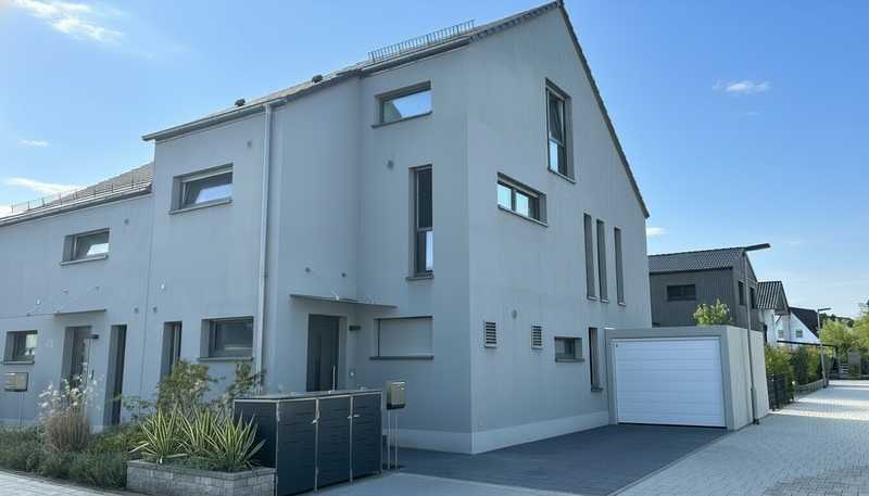                                                               Top moderne Doppelhaush&auml;lfte im Neubaugebiet zur Vermietung!                                                       in Einhausen (Bergstraße)
