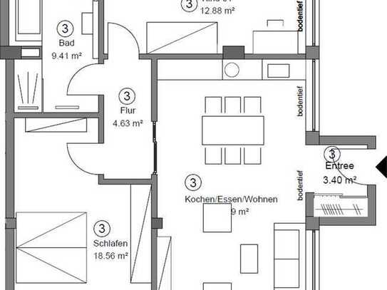 Exklusive Kapitalanlage: Vermietete Erdgeschosswohnung mit Privatgarten und stabilen Mieteinnahmen