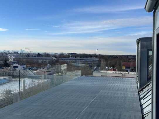 Einzigartig wohnen! 68 qm Dachterrasse! Alpenblick - Allianz Arena