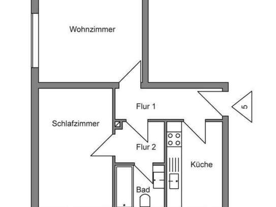 Exklusive 2-Raum-Wohnung in Darmstadt