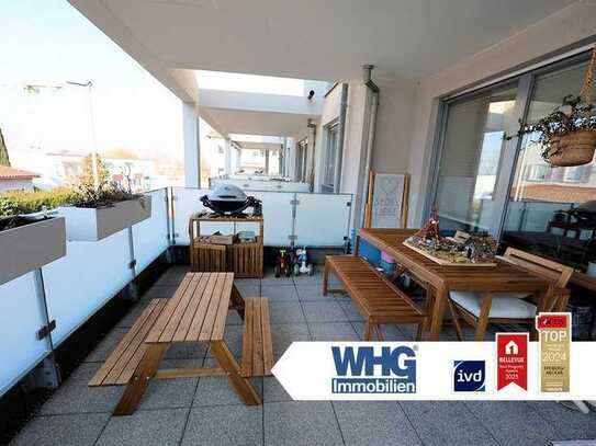 Exklusive und moderne Wohnung mit großem Balkon