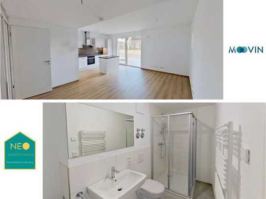 ++ ERSTBEZUG: Moderne 4-Zimmer-Wohnung mit Terrasse, 2 Bädern und EBK im Neubauprojekt NEO ++