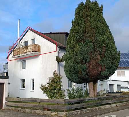 3-Zimmer-Dachgeschosswohnung mit Balkon und Gartenanteil in Senden zur Miete