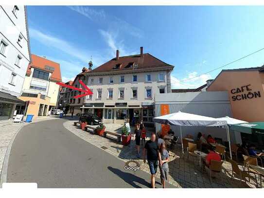 Zentrale Büroetage in der Fußgängerzone mit großem Balkon + Dachterrasse