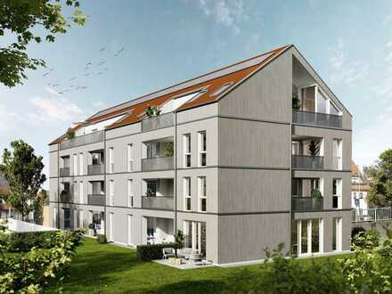 Ökologische Holzbauweise - Gemütliche 2-Zimmer-Wohnung mit überdachter Loggia!