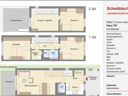 Ansprechendes 4,5-Zimmer-Haus mit luxuriöser Innenausstattung in Schwäbisch Gmünd