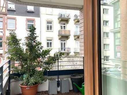 OSTEND- Schöne, helle 2- Zimmer Wohneinheit mit Balkon, Garage, Küchenzeile -Direkt an der EZB