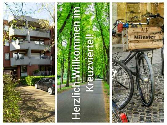 Kreuzviertel! Gemütliches Wohnen mit sonnigem Balkon!