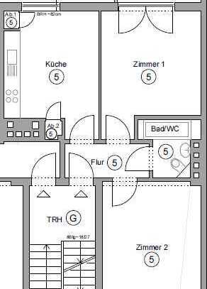 Geschmackvolle 2-Zimmer-Wohnung mit Balkon in Saarbrücken, direkt am Staden