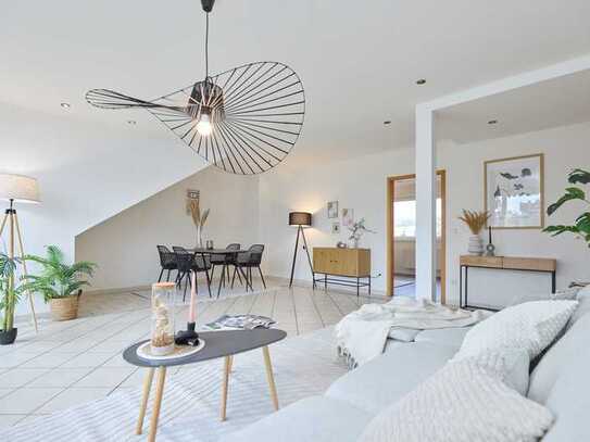 Einladende & helle Dachgeschosswohnung mit 
Balkon in grüner Lage von Aachen-Eilendorf