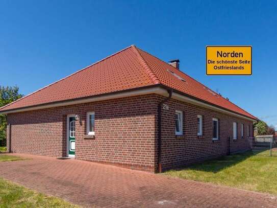 Attraktive, moderne Doppelhaushälfte in bevorzugter Wohnlage von Norden in Richtung Norddeich!