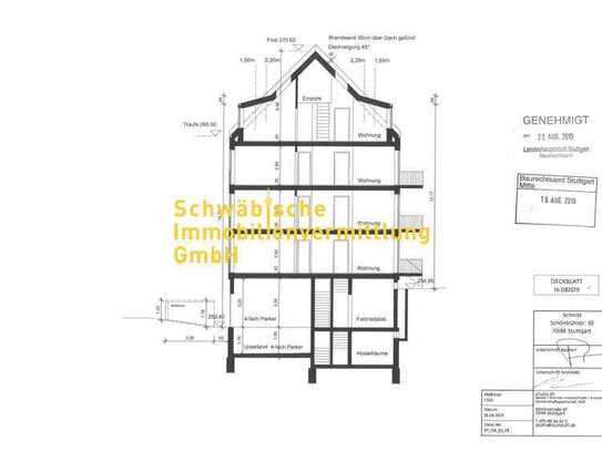 GENEHMIGT NEUBAU EINFAMILIENHAUS, CA. 290 M² WFL., LEERSTAND, GARTEN, STELLPLATZ/GARAGE