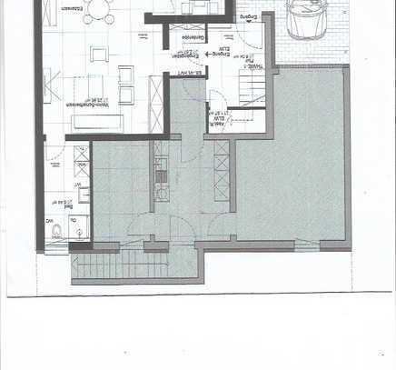 2023 kernsarnierte stilvolle 1 Zimmer-EG-Wohnung mit Einbauküche in Nieder-Olm