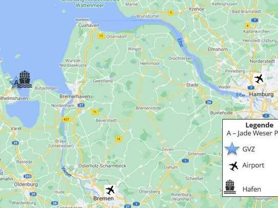 Logistikneubau im JadeWeserPort – jetzt Fläche am Tiefseehafen Wilhelmshaven sichern!
