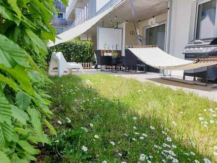 Neuwertige 3.5-Zimmer-Wohnung mit Terrasse, Garten und Garage in Heilbronn