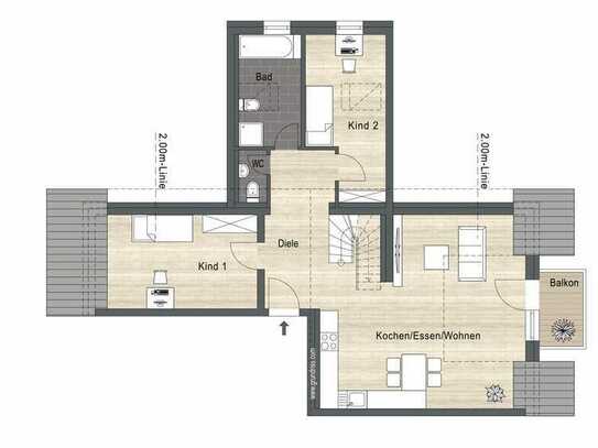 "WOHN DUETT" - Nachhaltiges Wohnen in Hockenheim - 4,5 Zimmer Eigentumswohnung - WE 12