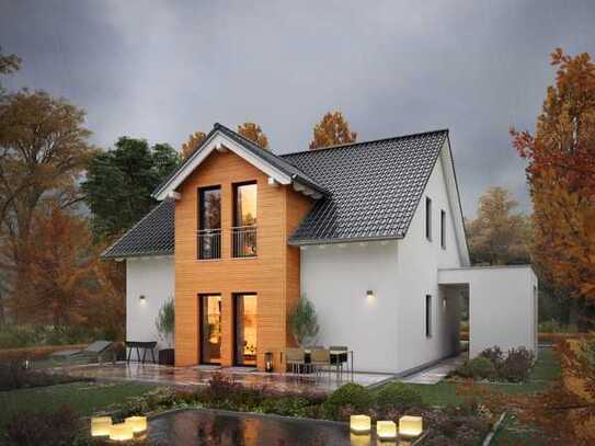 Sparen sie mit massa Haus Energiekosten. Effizienzhaus mit super Grundstück