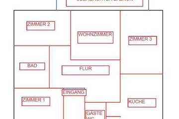 4 Zimmer Wohnung, 125 qm, großer Balkon, ab 15.04.2024